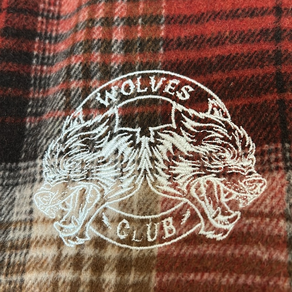 Darc Sport Red Plaid Bomber Jacket - Picture 6 of 14